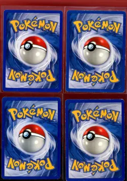 Charmander Bulbasaur Squirtle Pikachu 4th Print LP/HP Base 1999-2000 Pokemon - Image 2