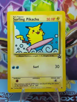 Pokemon Surfing Pikachu 28/53 Wotc Promo Regular NM - Image 1