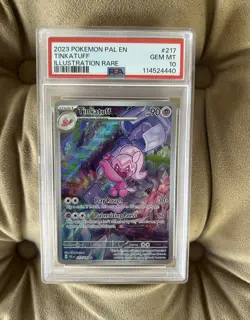 Pokemon TCG Tinkatuff Scarlet & Violet Paldea Evolved PSA 10 - Image 1