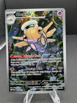 Shedinja 144/132 & Ninjask 137/132 Shiny Rare Pokemon Mega Evolution NM - Image 2