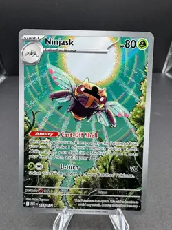 Shedinja 144/132 & Ninjask 137/132 Shiny Rare Pokemon Mega Evolution NM - Image 4