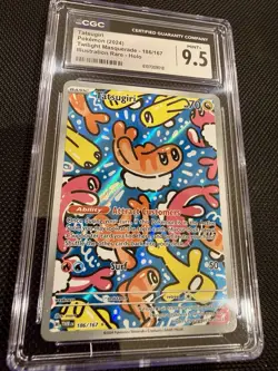 CGC 9 Tatsugiri 186/167 Pokemon Twilight Masquerade - Image 1