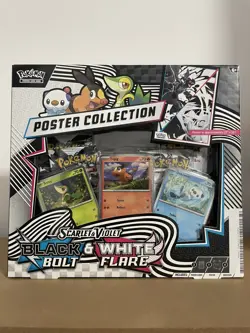 Pokemon Scarlet And Violet Black Bolt And White Flare Poster Collection - Image 2