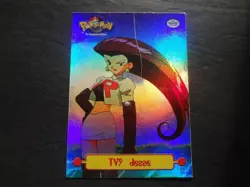 1999 Topps Pokemon Rainbow Foil #TV9 Jesse Holo Blue Logo Series 1 TV 1st ** - Image 1