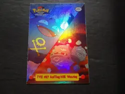 1999 Topps Pokemon Rainbow Foil #TV13 Koffing Weezing Holo Blue Logo Series 1 - Image 1