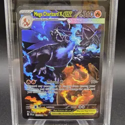 2025 Pokemon Phantasmal Flames Charizard X EX Special Illustration Rare TAG 9 - Image 2