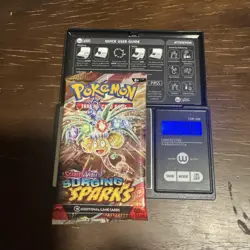 22.46g HEAVY - Pokemon TCG S&V - Surging Sparks - Booster Pack! Possible GOD - Image 1