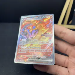 Pokemon TCG Team Rockets Moltres EX Destined Rivals SIR Stamped Promo 229/182 - Image 4