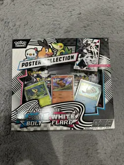 Pokemon TCG Scarlet & Violet Black Bolt & White Flare Unova Poster Collection - Image 1