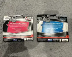 Pokemon Black Bolt and White Flare Tech Sticker Collection Set of 2 - Image 2