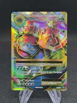 M Venusaur EX (Full Art) 100/108 Evolutions Holo Pokemon TCG XY Evolutions 2016 - Image 1