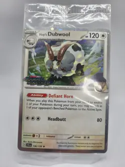 Pokemon TCG Hop's Dubwool 136/159 Journey Together Best Buy Promo SEALED - Image 1
