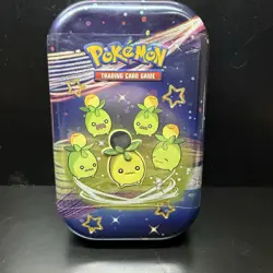 Pokemon TCG Paldean Fates Mini Tin Sealed 2 Packs Scarlet & Violet 2024 - Image 1