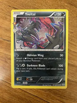 Yveltal RC16/RC32 Holo Pokemon Generations Radiant Collection Pokemon TCG - Image 1
