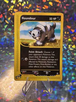 Houndour - 87/147 Aquapolis - Pokemon TCG - 2003 MP - Image 1