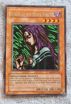 Yu-Gi-Oh! TCG Witch of the Black Forest Metal Raiders MRD-EN116 Unlimited Rare - Image 1