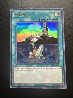 Yu-Gi-Oh Salvage GFTP-EN107 Ultra Rare 1st Edition Near Mint Condition - Image 1