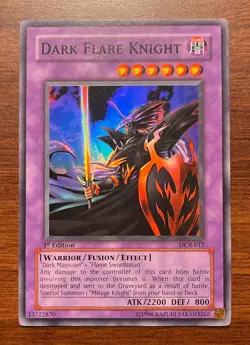 Dark Flare Knight | DCR-017 | 1st Edition | LP | YuGiOh - Image 1