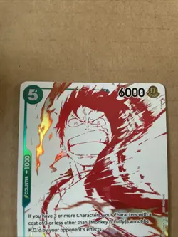 One Piece TCG - Monkey D. Luffy Promo - OP07-033 - Treasure Campaign Pack - Image 2