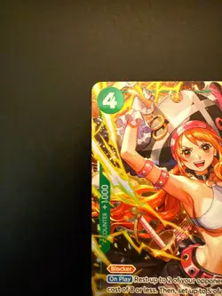 FAST SHIP! English One Piece CCG Nami Alt Art OP14-031 The Azure Sea's Seven NM - Image 4