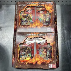 One Piece Illustration Box Vol 5 Sealed Volume 5, OP-13, PRB-02, Lot of 2 - Image 1