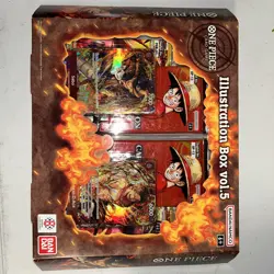 One Piece TCG Illustration Box Vol. 5 and 6 Factory Sealed Brand New - Image 1