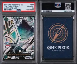 2025 DEAD MAN'S GAME ALTERNATE ART ONE PIECE OP12-037 PSA 10 - Image 3
