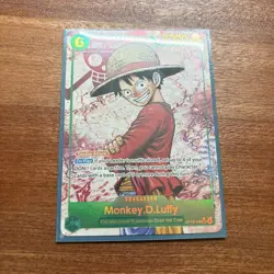 Monkey D Luffy Alt Art (SEC) OP13-118 Carrying On His Will One Piece TCG NM - Image 1