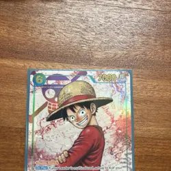Monkey D Luffy Alt Art (SEC) OP13-118 Carrying On His Will One Piece TCG NM - Image 3
