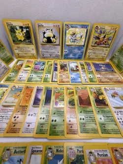 Vintage Pokemon Jungle Master Set 40 out of 64 Cards (62.5%) No Duplicates WOTC - Image 3