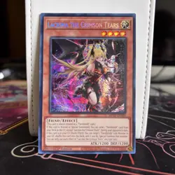1ST EDITION LACRIMA THE CRIMSON TEARS 2025 MP25-EN100 YUGIOH CARD (NM) - Image 1