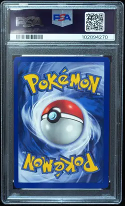 1st Edition Shadowless Poliwag 59/102 Base Set Pokemon Card PSA 8 - Image 3