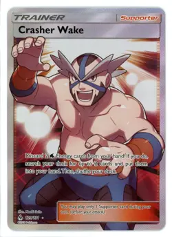 Crasher Wake 129/131 Forbidden Light Full Art Pokemon Card - Image 1