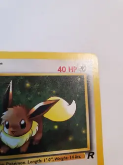 Pokemon Card Eevee 55/82 Team Rocket First Edition LP - Image 5