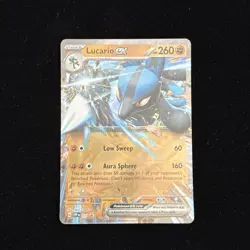 Pokemon: Lucario EX 017 Sv: Scarlet & Violet Promo Cards Holo Pokemon Card MP - Image 1