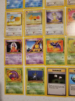 Vintage Pokemon Card Lot of 30 - Base Set Jungle Fossil WOTC 1999 LP/NM - Image 4