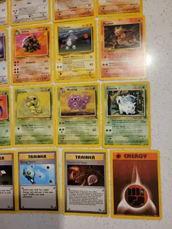 Vintage Pokemon Card Lot of 30 - Base Set Jungle Fossil WOTC 1999 LP/NM - Image 5