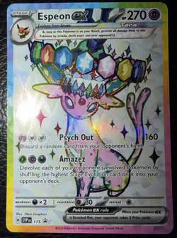 Pokemon Prismatic Espeon #175 Figure Collection Box Promo Card - Image 1