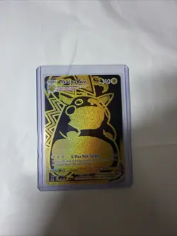 Pokemon TCG Pikachu VMAX Gold Card TG29/TG30 - Image 1