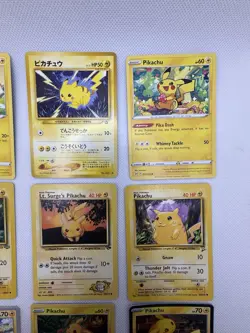 Pikachu Pokemon Assorted Card Lot of 9 Pikachu Cards Different Sets No Duplicate - Image 4