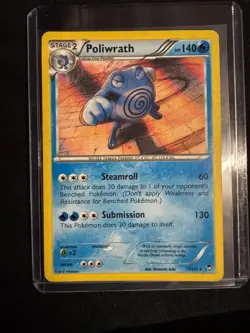 Poliwrath 17/111 Holo Rare XY Furious Fists Pokemon Card SKU:305 - Image 2