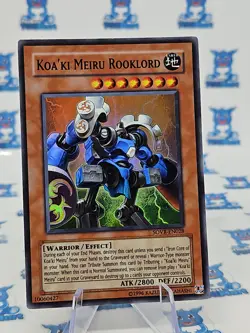 Koa’ki Meiru Rooklord Super Rare Unlimited Yugioh Card SOVR-EN028 NM - Image 1