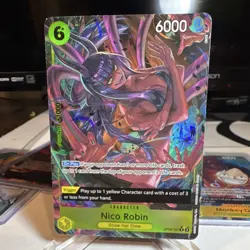 One Piece Nico Robin OP09-107 Foil Character Card Counter +1000 6000 Power - Image 1