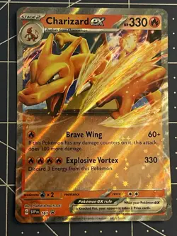 Charizard ex 161 Sv: Scarlet & Violet Promo Card Holo NM - Image 1