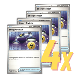 4x Energy Switch PLAYSET SVI/MEG Pokemon Playset x4 Trainer Cards NM Pokemon TCG - Image 1