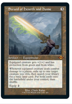 Magic The Gathering TM Sword of Hearth and Home Illus. Chris Rahn | 1 card T2 - Image 1