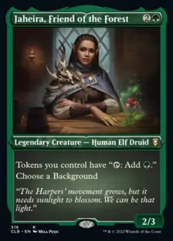 MTG JAHEIRA, FRIEND OF THE FOREST 518 FOIL EXC - AMICA DELLA FORESTA CLB-X EN - Image 1