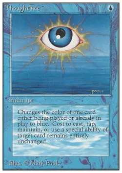 MTG THOUGHTLACE IT PLAYED - SEGNO DEL PENSIERO - FWB - MAGIC - Image 1