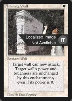MTG ANIMATE WALL ITALIAN PLAYED - ANIMARE I MURI - FBB - MAGIC - Image 1