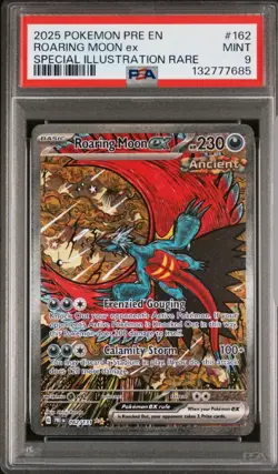 Roaring Moon EX 162/131 SIR 2025 Pokemon Prismatic Evolutions PSA 9 Mint - Image 1